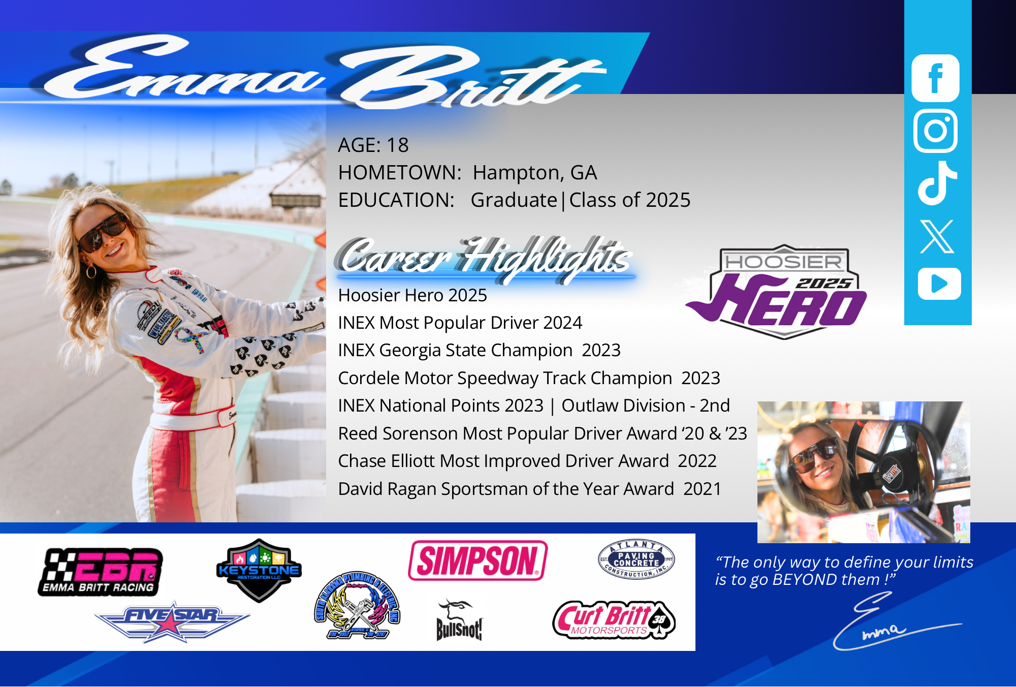 2025-2026 Autograph Card of Legend Car