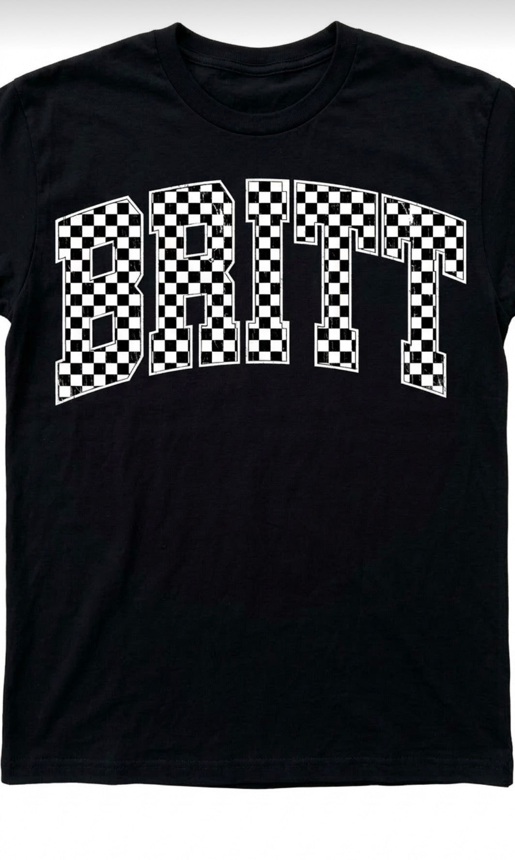Britt Checkered T-Shirt