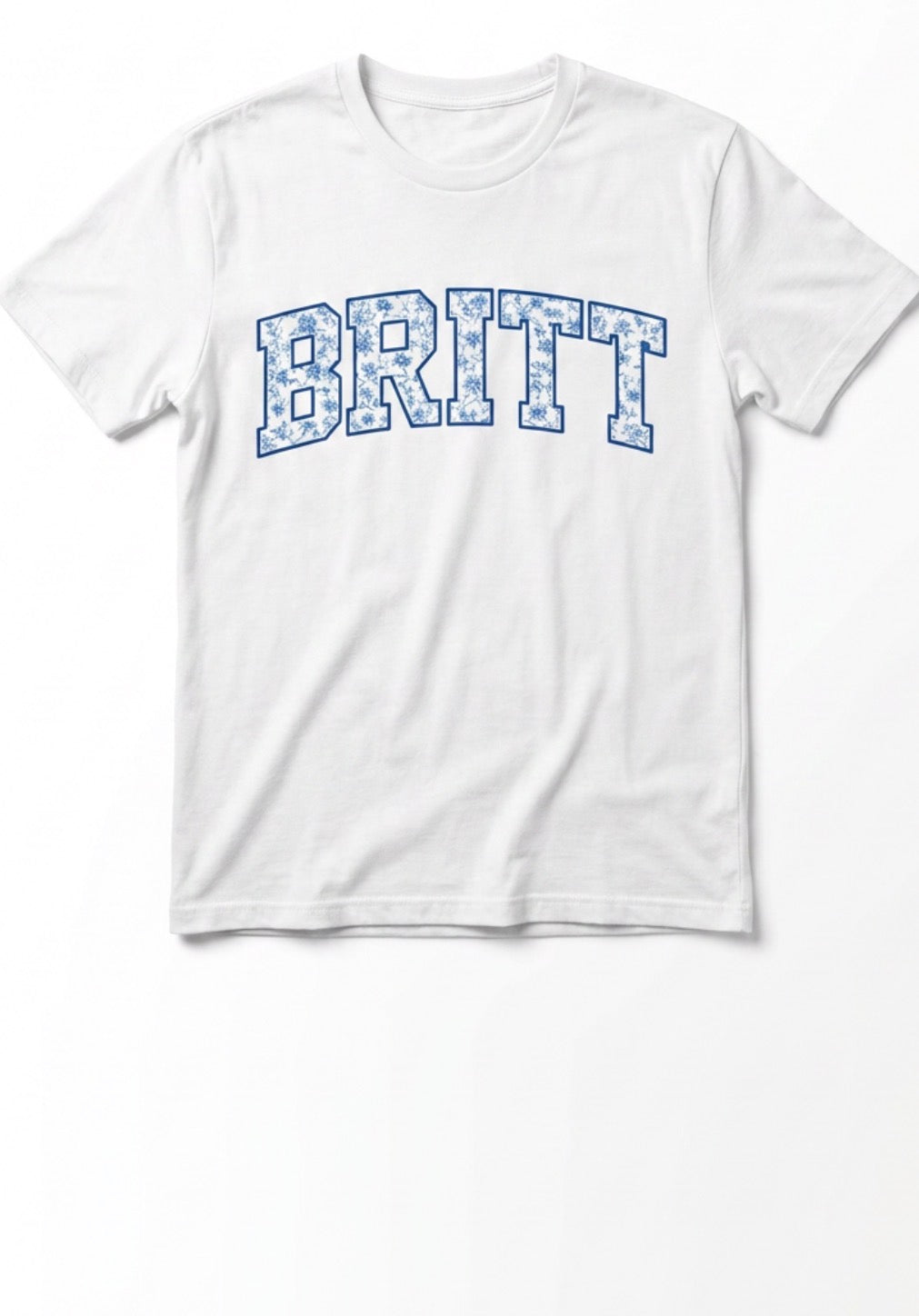 Britt Blue Floral T-Shirt